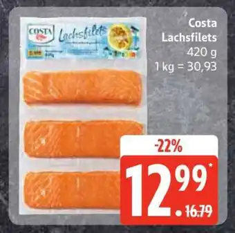 Edeka Costa Lachsfilets Angebot