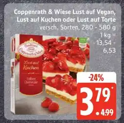 Edeka Coppenrath & Wiese Lust auf Vegan, Lust auf Kuchen oder Lust auf Torte Angebot