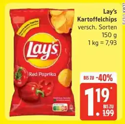 Edeka LAY'S Kartoffelchips Angebot
