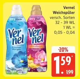 Edeka Vernel Weichspüler Angebot