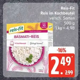 Edeka Reis-Fit Reis im Kochbeutel Angebot