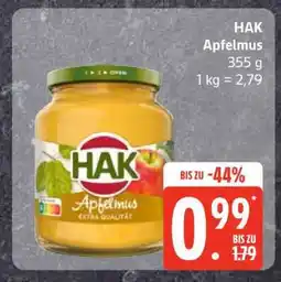 Edeka HAK Apfelmus Angebot