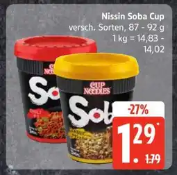 Edeka Nissin Soba Cup Angebot