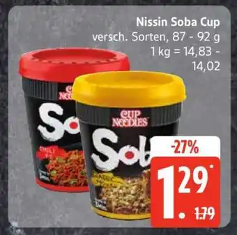 Edeka Nissin Soba Cup Angebot