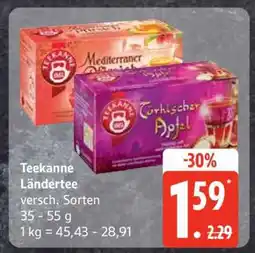 Edeka TEEKANNE Ländertee Angebot