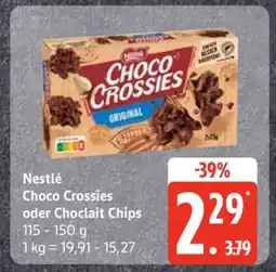 Edeka Nestlé Choco Crossies oder Choclait Chips Angebot