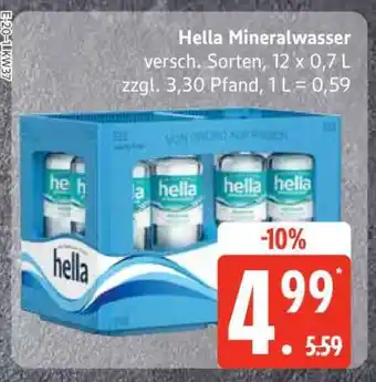Edeka Hella Mineralwasser Angebot