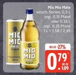Edeka Mio Mio Mate Angebot