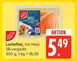 Edeka Lachsfilet mit Haut Angebot