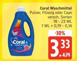 Edeka Coral Waschmittel Angebot