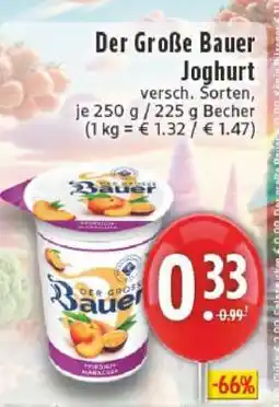Edeka Der Große Bauer Joghurt Angebot