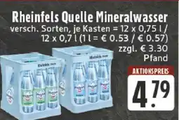 Edeka Rheinfels Quelle Mineralwasser Angebot