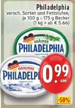Edeka Philadelphia Angebot