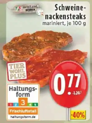 Edeka Schweinenackensteaks Angebot