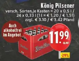 Edeka König Pilsener Angebot