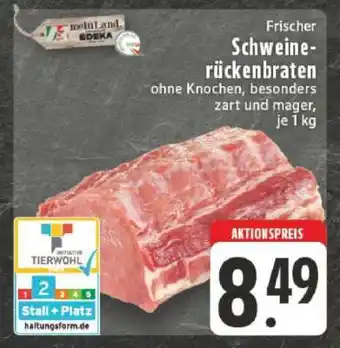 Edeka Frischer Schweinerückenbraten Angebot