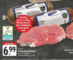 Edeka Frische Schweineschnitzel Angebot