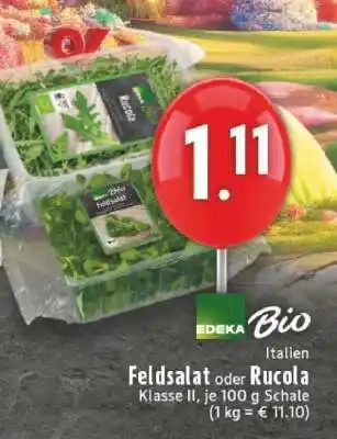 Edeka Feldsalat oder Rucola Angebot