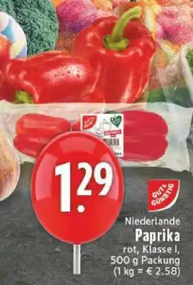 Edeka Niederlande Paprika Angebot