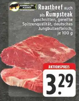 Edeka Roastbeef als Rumpsteak Angebot