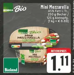 Edeka EDEKA Bio Mini Mozzarella Angebot
