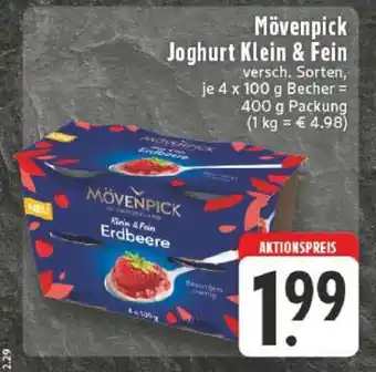 Edeka Mövenpick Joghurt Klein & Fein Angebot