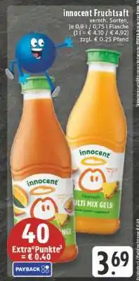 Edeka innocent Fruchtsaft Angebot