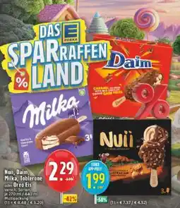 Edeka Nuii, Daim, Milka, Toblerone oder Oreo Eis Angebot