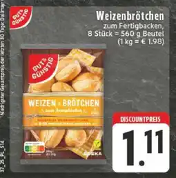 Edeka Weizenbrötchen Angebot