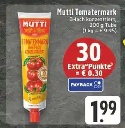 Edeka Mutti Tomatenmark Angebot