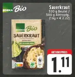 Edeka EDEKA Bio Sauerkraut Angebot