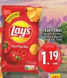Edeka Lay's Chips Red Paprika Angebot