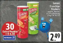 Edeka Lorenz Crunchips Stackers Angebot