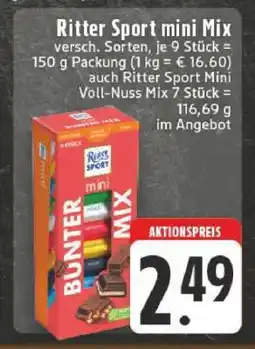Edeka Ritter Sport mini Mix Angebot