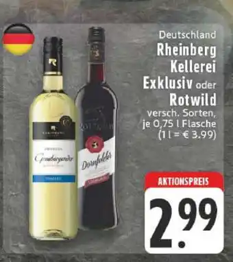 Edeka Rheinberg Kellerei Exklusiv oder Rotwild Angebot