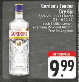 Edeka Gordon’s London Dry Gin Angebot