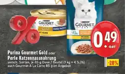 Edeka Purina Gourmet Gold oder Perle Katzennassnahrung Angebot