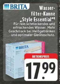 Edeka BRITA Wasserfilter-Kanne 'Style Essential' Angebot