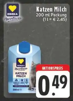 Edeka Katzen- Milch Angebot