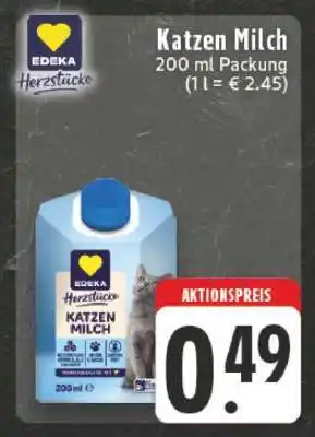 Edeka Katzen- Milch Angebot