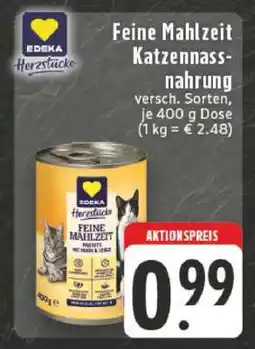 Edeka Feine Mahlzeit Katzennassnahrung Angebot