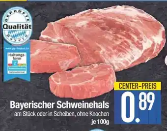 Edeka Bayerischer Schweinehals Angebot