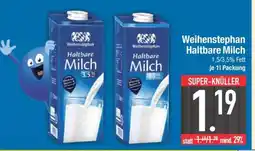 Edeka Weihenstephan Haltbare Milch Angebot