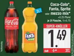 Edeka Coca-Cola, Fanta, Sprite oder Mezzo Mix Angebot