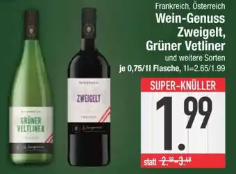 Edeka Wein-Genuss Zweigelt, Grüner Vetliner Angebot