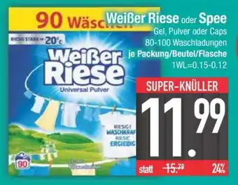 Edeka Weißer Riese oder Spee Angebot