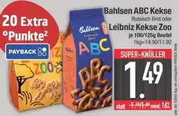 Edeka Bahlsen ABC Kekse oder Leibniz Kekse Zoo Angebot