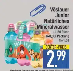 Edeka Vöslauer Junior Natürliches Mineralwasser Angebot