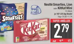 Edeka Nestlé Smarties , Lion oder KitKat Mini Angebot