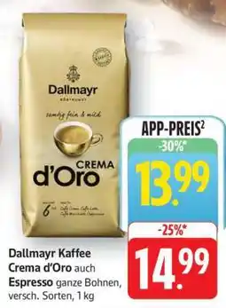 Edeka Dallmayr Kaffee Crema d’Oro Angebot
